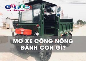 Mơ thấy xe công nông đánh con gì?