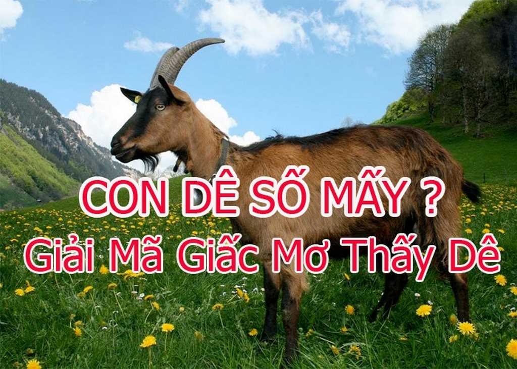 Mơ Con Dê – Trường Hợp Này Nên Đánh Con Gì Dễ Trúng?
