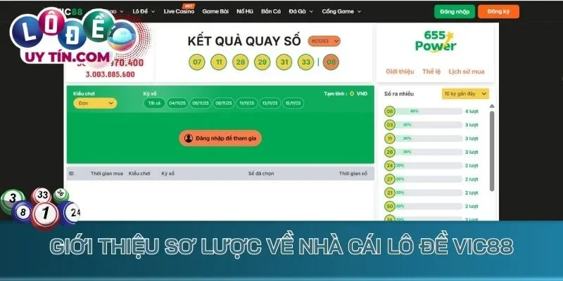 Lô Đề Vic88 - Nhà Cái Lô Đề Online Dẫn Đầu Xu Hướng Việt Nam 2 Giới thiệu sơ lược về nhà cái lô đề Vic88