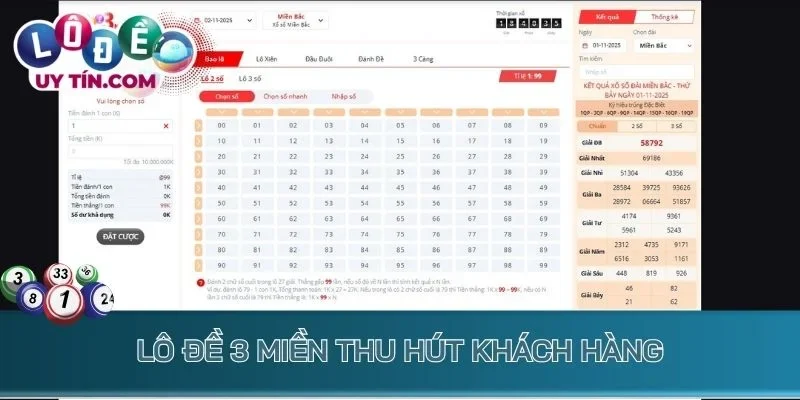 Lô Đề Vin88 – Điểm Đến Soi Cầu Lô Đề Online Hot Nhất 2026 3 Lô đề 3 miền thu hút khách hàng tại vin88