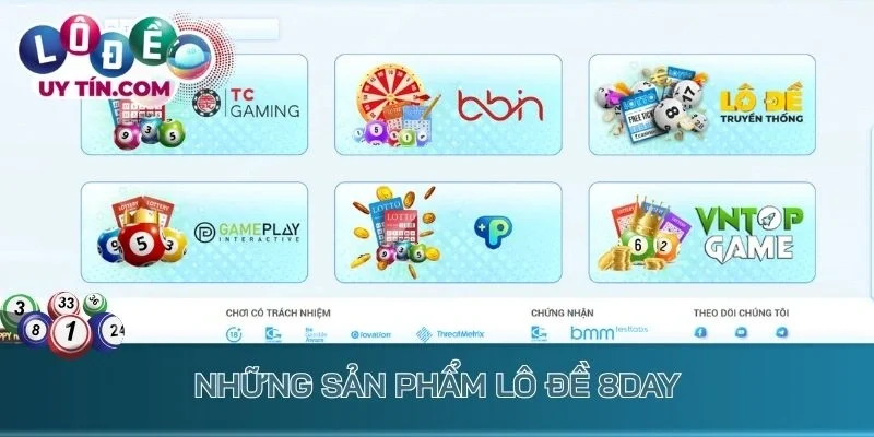 Lô Đề 8day: Sảnh Xổ Số Online Độc Quyền Với Những Siêu Phẩm 4 Game lô đề 8day độc quyền thu hút người chơi
