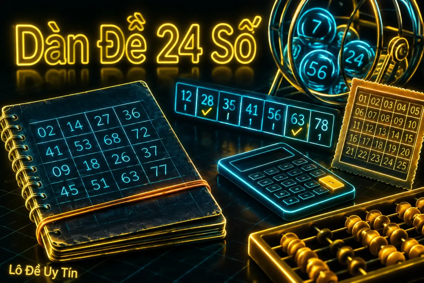 Dàn đề 24 số là bộ gồm 24 con số hai chữ số (trong khoảng 00 đến 99) được chọn có chủ đích để đánh cho giải đặc biệt