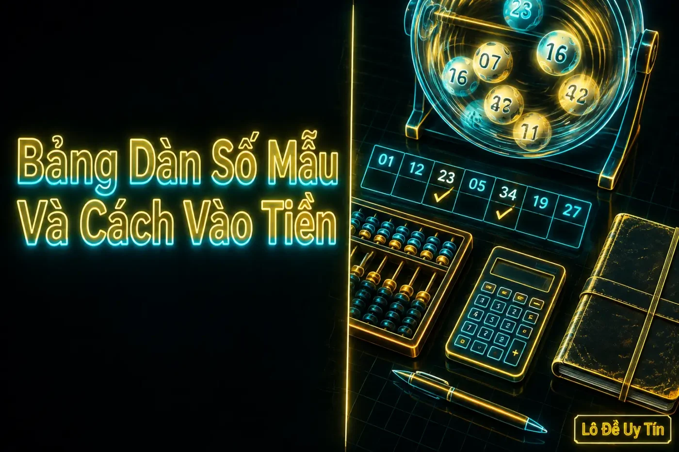 Giả sử bạn lọc theo đầu và chốt được dàn gồm 25 cặp như sau (chỉ là ví dụ minh họa - dàn đề 25 số