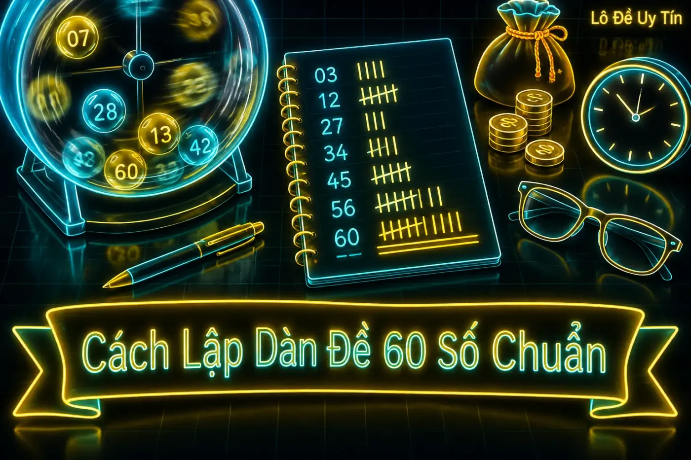 điểm khác biệt quan trọng: với dàn 60 số - dàn đề 60 số