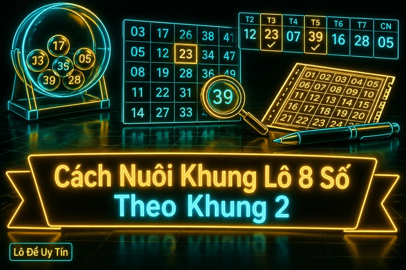 Nuôi khung nghĩa là giữ nguyên dàn số đã chọn và đặt lại mỗi ngày cho đến khi có số về hoặc đến hạn dừng - khung lô 8 số