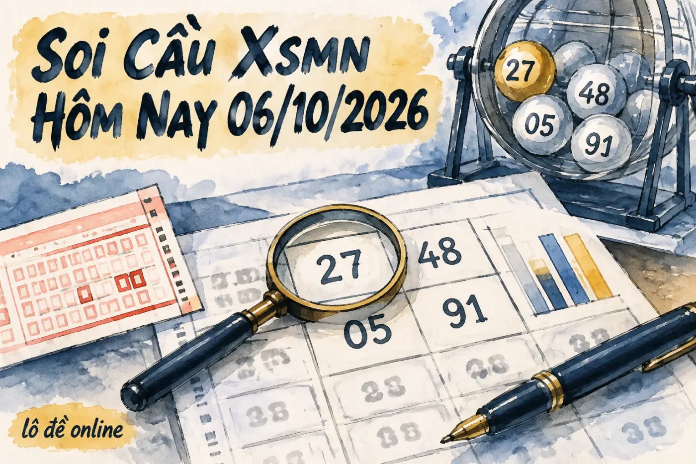 soi cầu xsmn hôm nay 06/10/2026